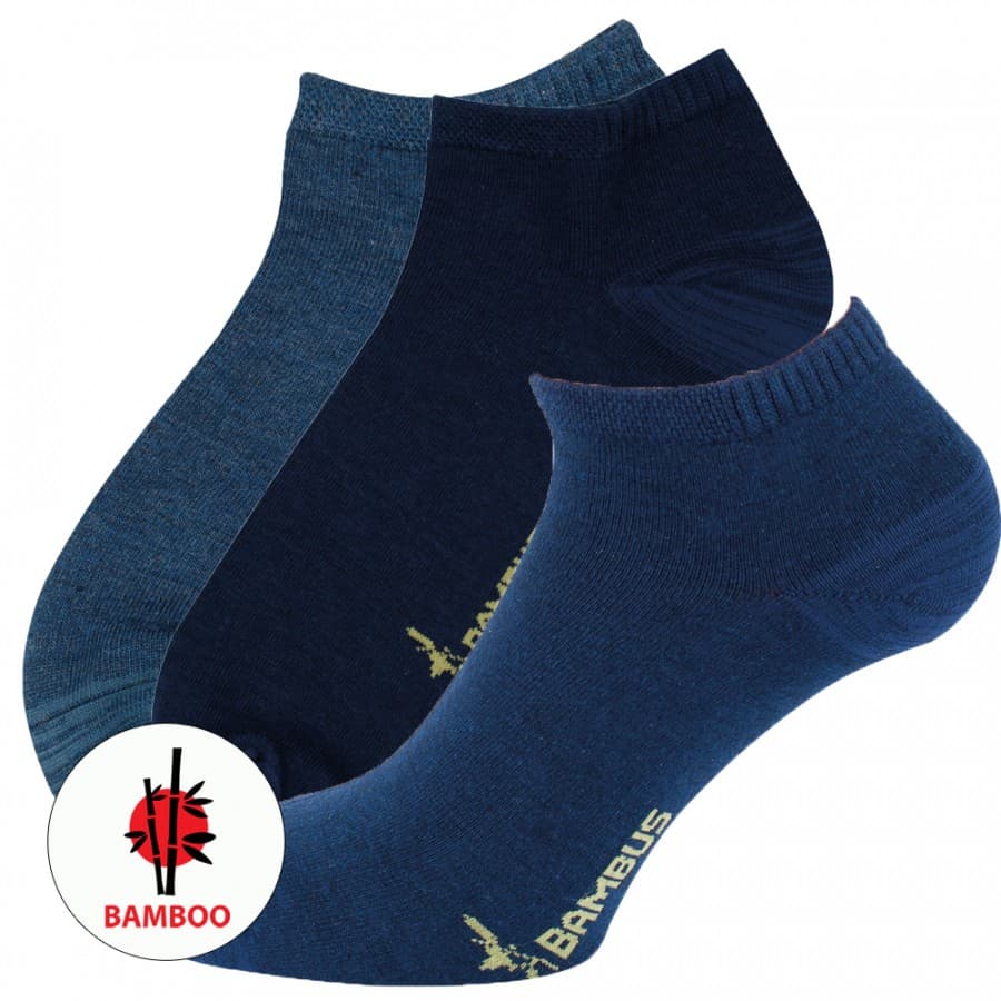 Kvalitní bambusové unisex SNEAKER ponožky RS 39-42 mix barev