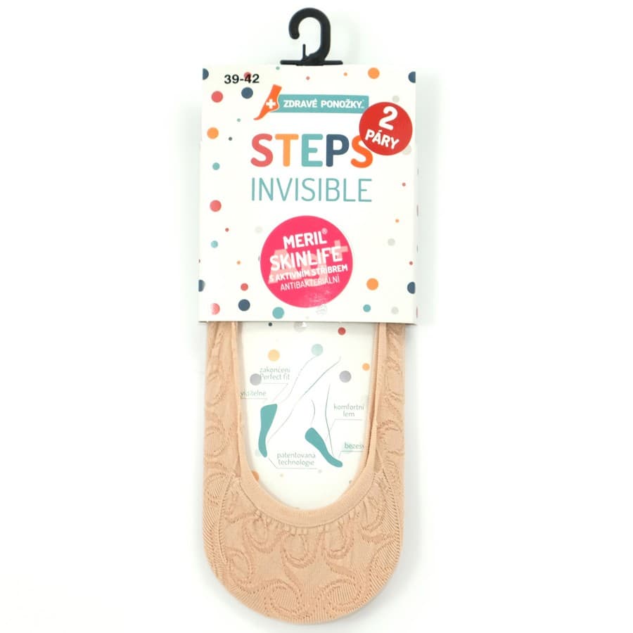 Speciální dámské antibakteriální ťapky Steps 39-42 natural