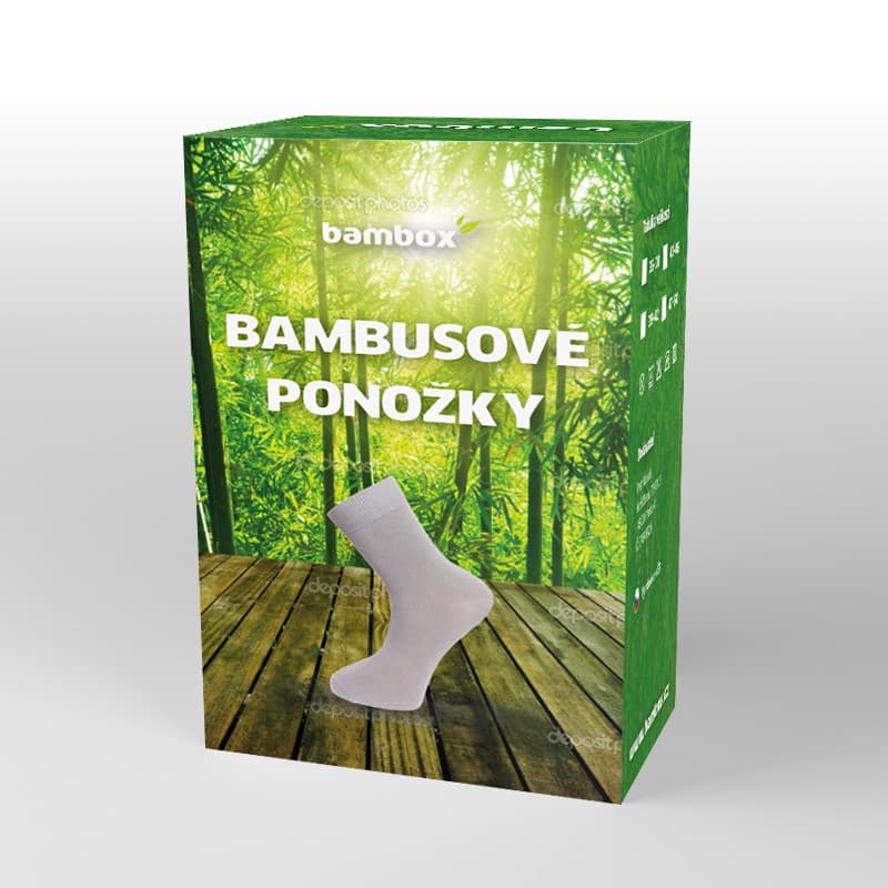 BX-OUTDOOR testovací sada ponožek Bambox - EXTRA BOX 39-42 tm. šedá
