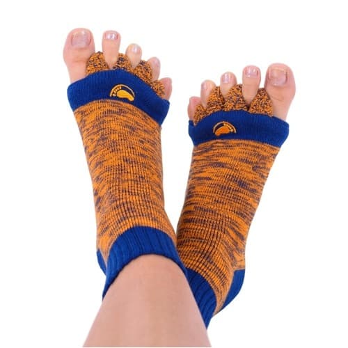 Adjustační ponožky - ORANGE/BLUE 35-38 oranžová / modrá