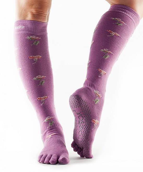 SCRUNCH KNEE prstové protiskluzové podkolenky ToeSox - DITZY M