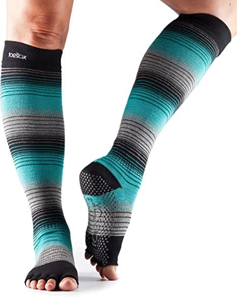 SCRUNCH KNEE bezprstové protiskluzové podkolenky ToeSox - MOONLIGHT S