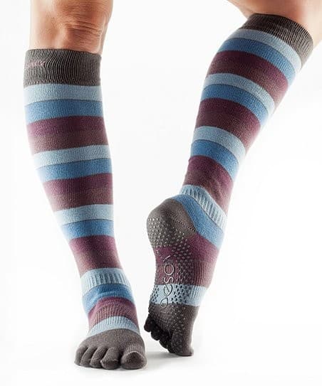 SCRUNCH KNEE bezprstové protiskluzové podkolenky ToeSox - BACKFLIP M