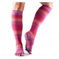 SCRUNCH KNEE bezprstové protiskluzové podkolenky ToeSox - RAZZLE DAZZLE M