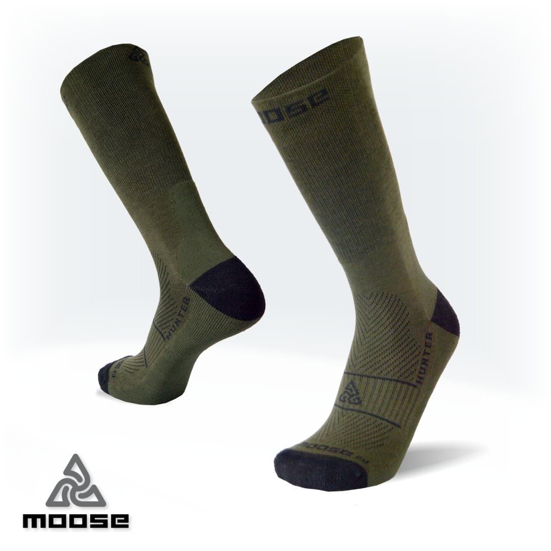 HUNTER army outdoorové ponožky Moose zelená