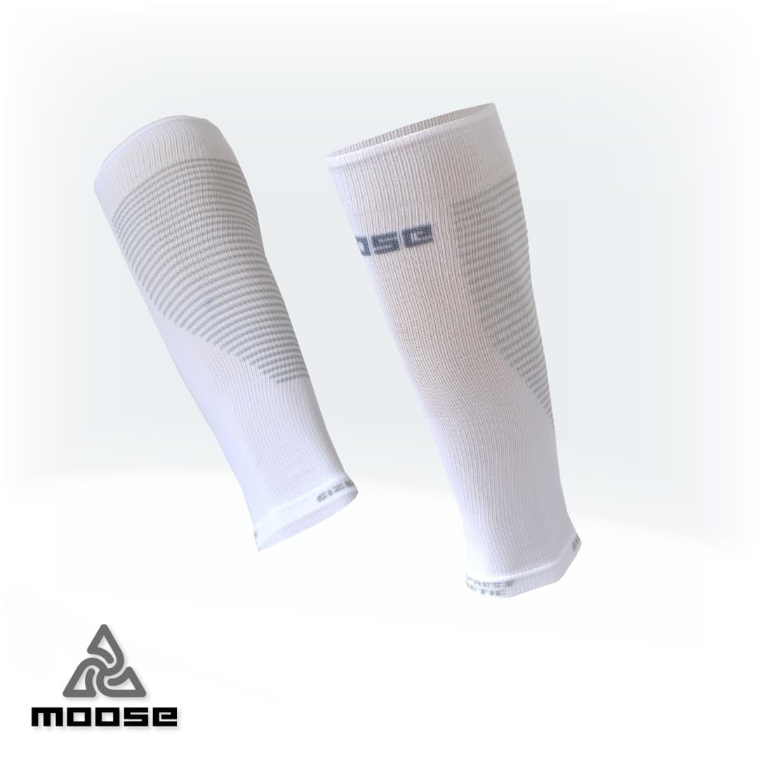 COMPRESS KINETIC kompresní návleky na lýtko Moose bílá L