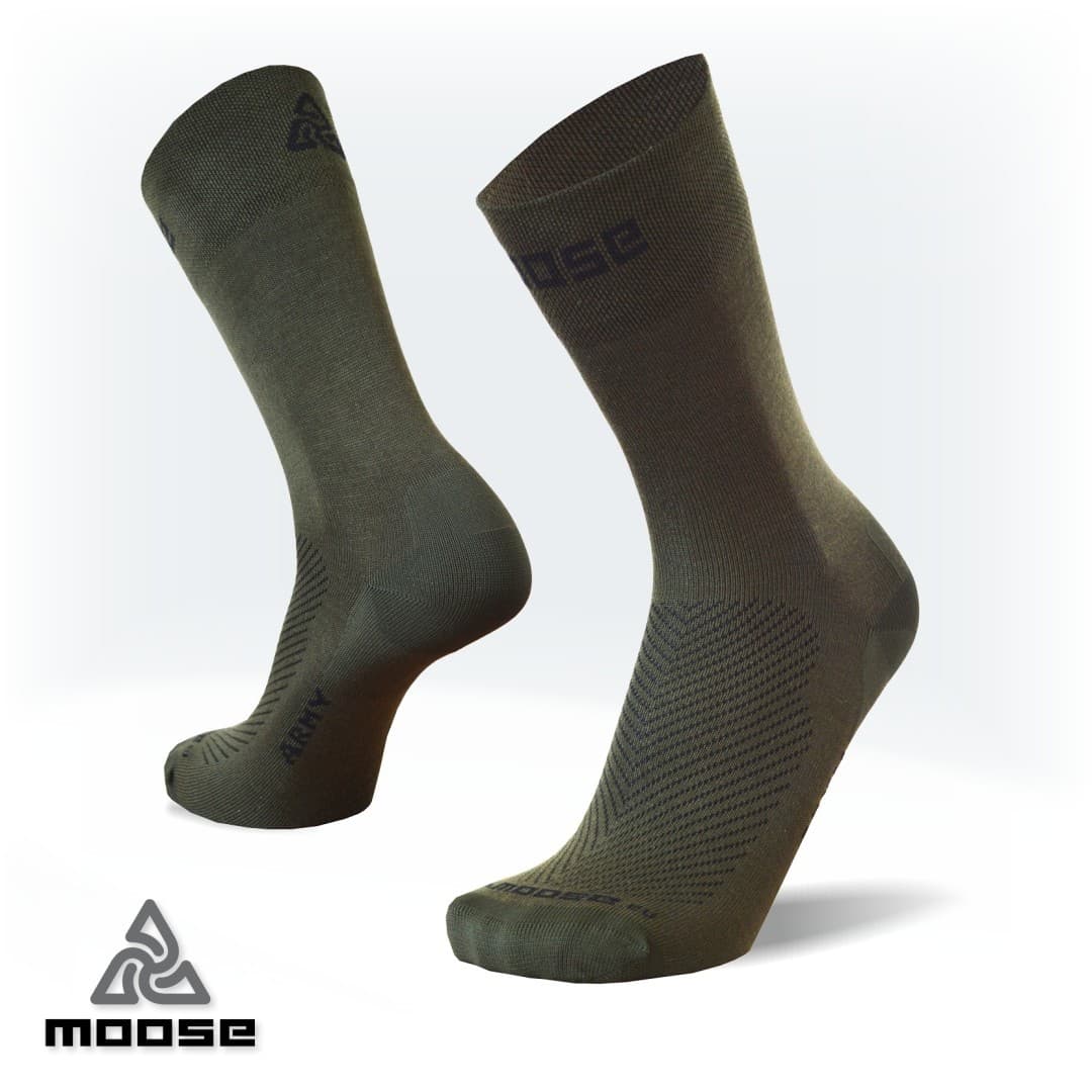 ARMY funkční ponožky Moose zelená L