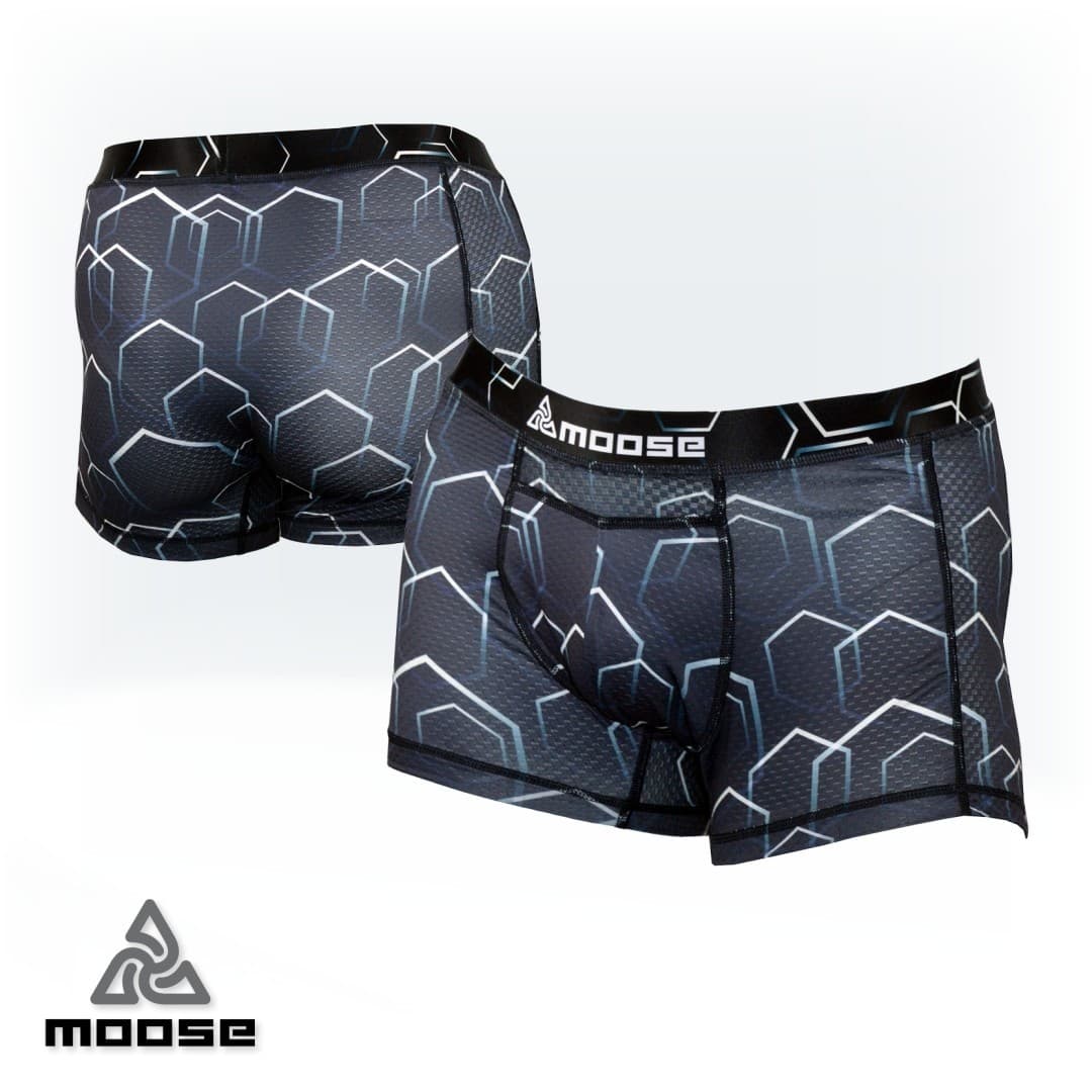 STELLAR BOXER pánské funkční boxerky Moose černá L