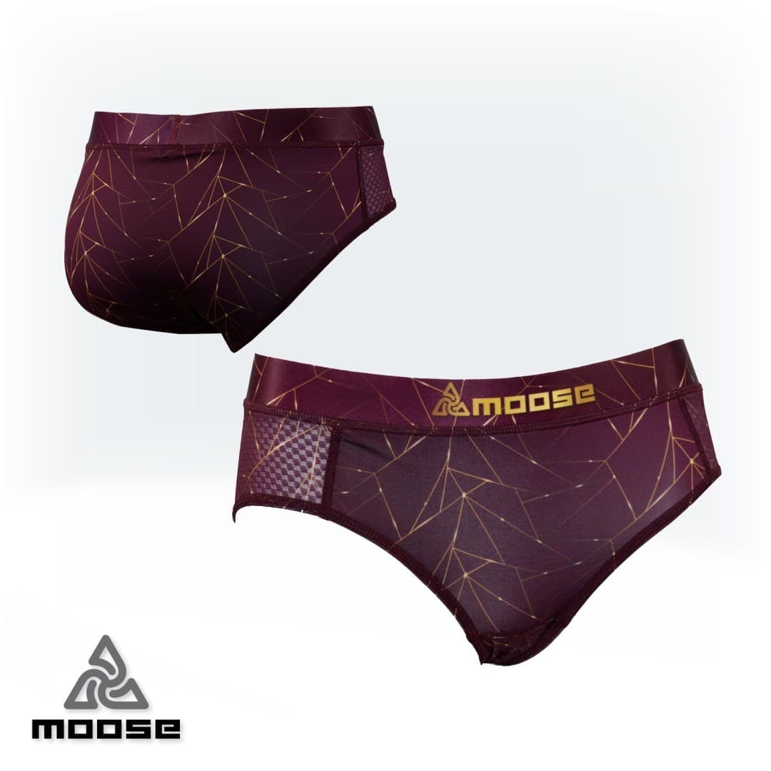 MIMOSA PANTS dámské funkční kalhotky Moose červená L