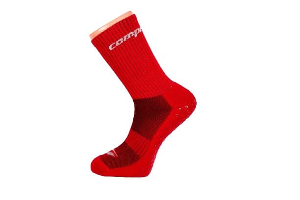 CSX-GOAL ABS protiskluzové sportovní ponožky Compressox - RED 39-42 červená