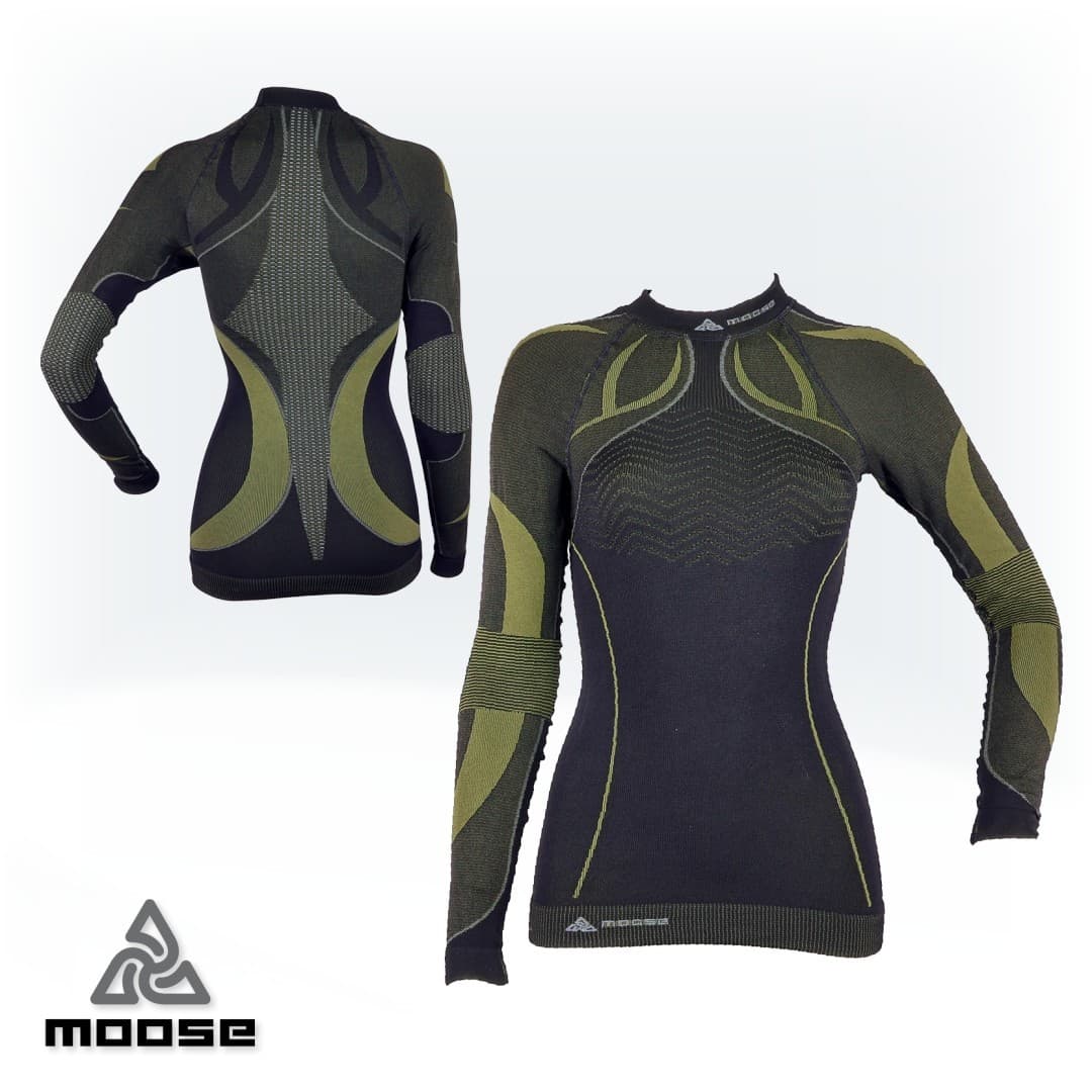 EXPEDITION TEE LSL WOMEN zimní funkční prádlo Moose zelená M / L