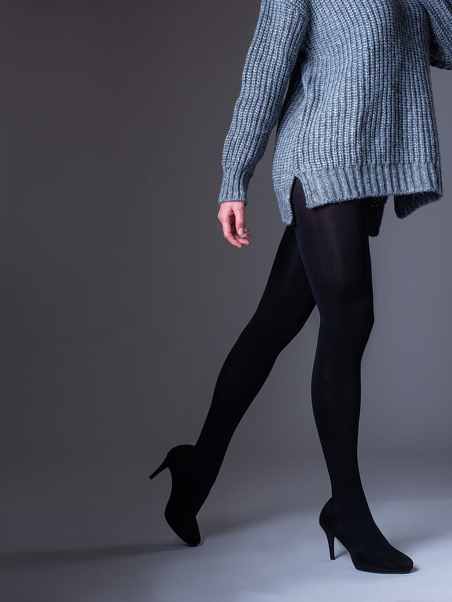WINTER TIGHTS 200 DEN extra silné punčochové kalhoty Lady B černá