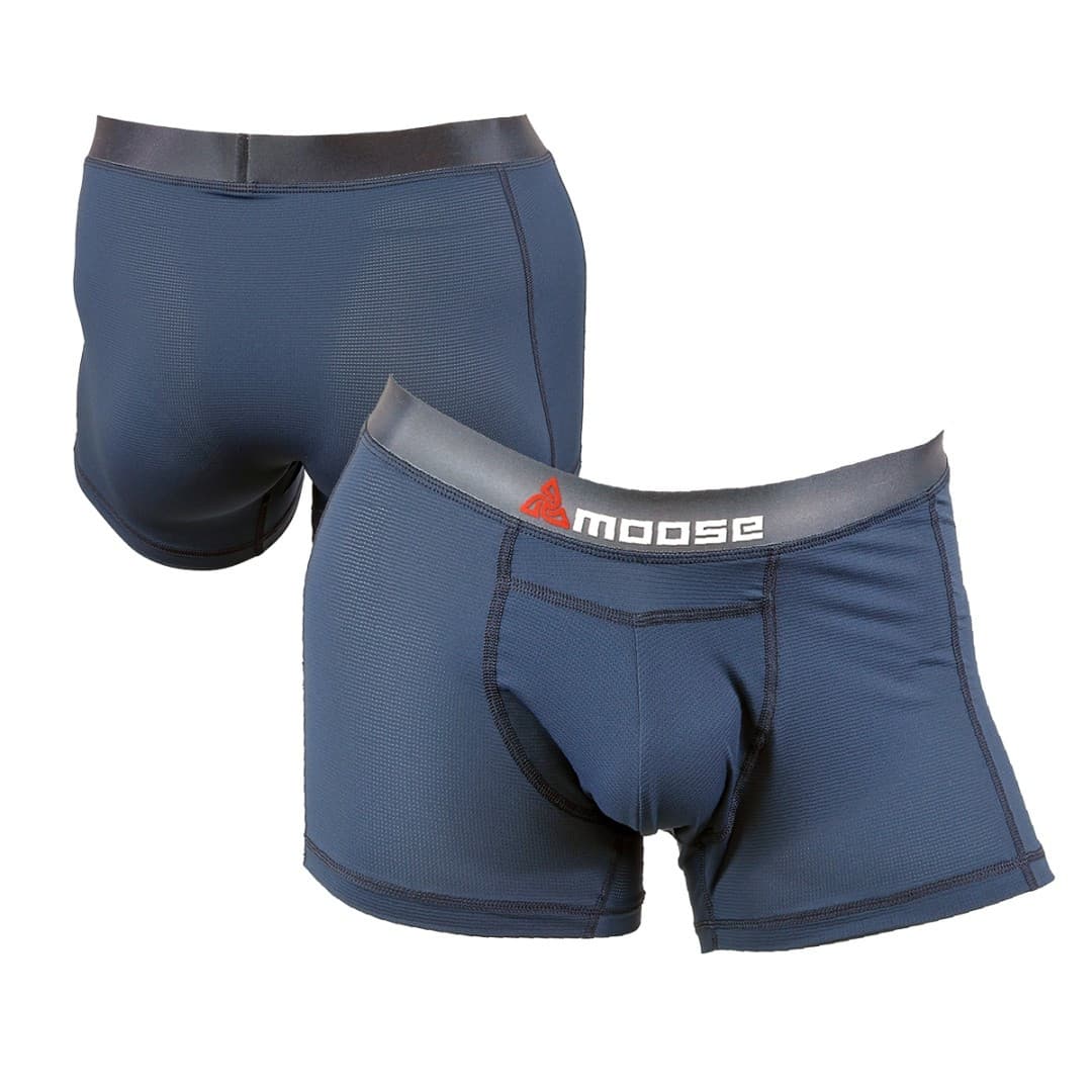 TABIT BOXER MEN pánské rychleschnoucí funkční boxerky Moose tm. šedá / šedá