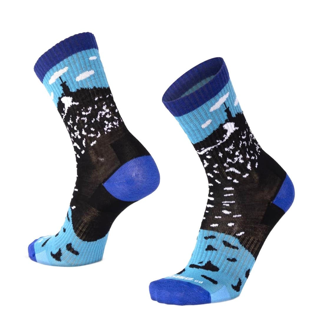 BESKYD LYSA české merino ponožky Moose modrá 3XL