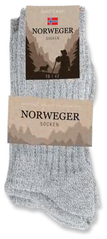 GREY extra teplé vlněné ponožky TRENDY SOCKS - 1 pár EXTRA
